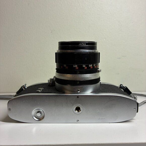 Vintage Miranda NO. 714755 SLR Film Camera Vivitar 46mm Skylight 1A Len's WORKS - Picture 8 of 11